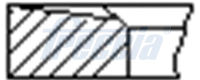 Piston Ring Kit - FR10-376500 FRECCIA
